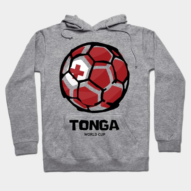 Tonga Football Country Flag Hoodie by KewaleeTee